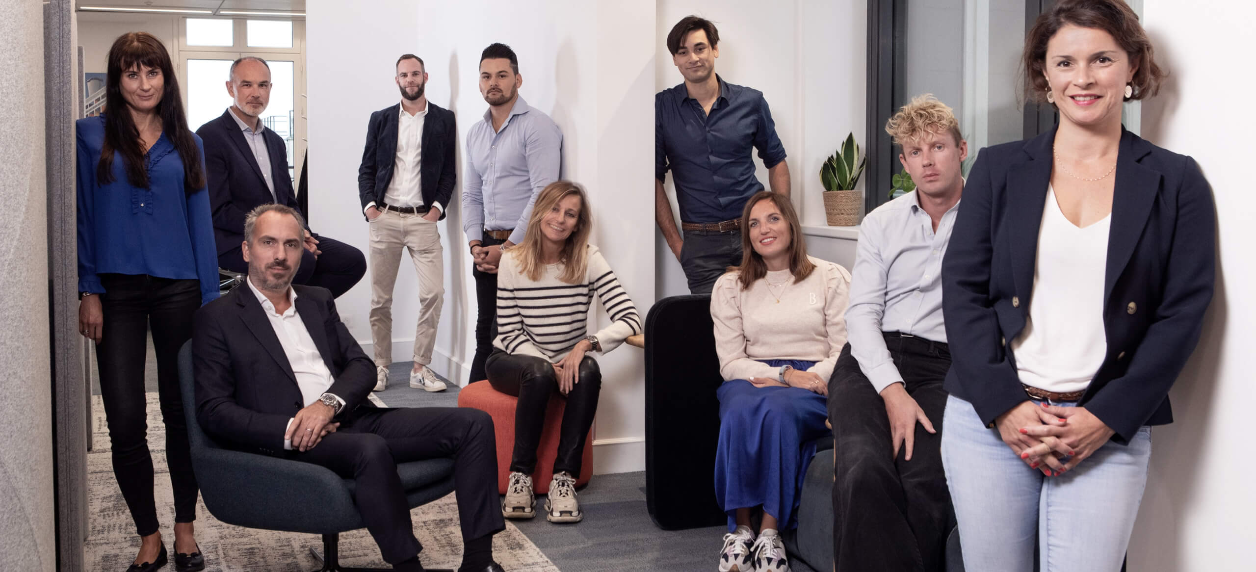 Photo de groupe de l'équipe Magellim Développement