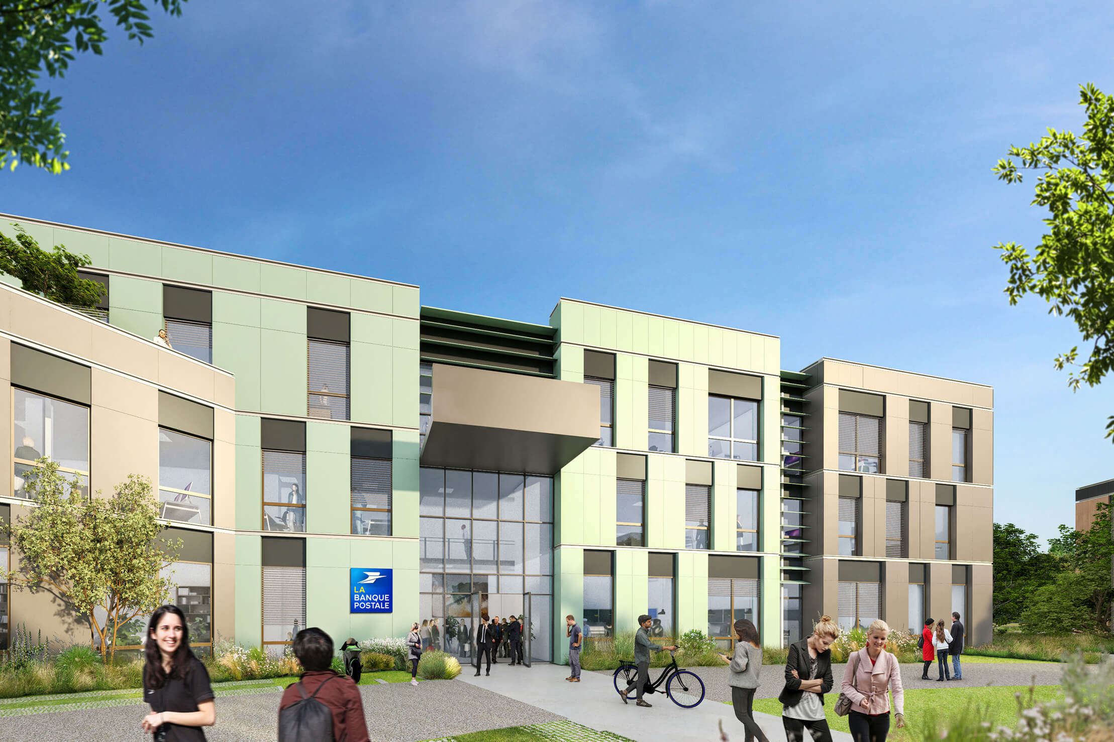 Siège régional La Banque Postale par Magellim Développement