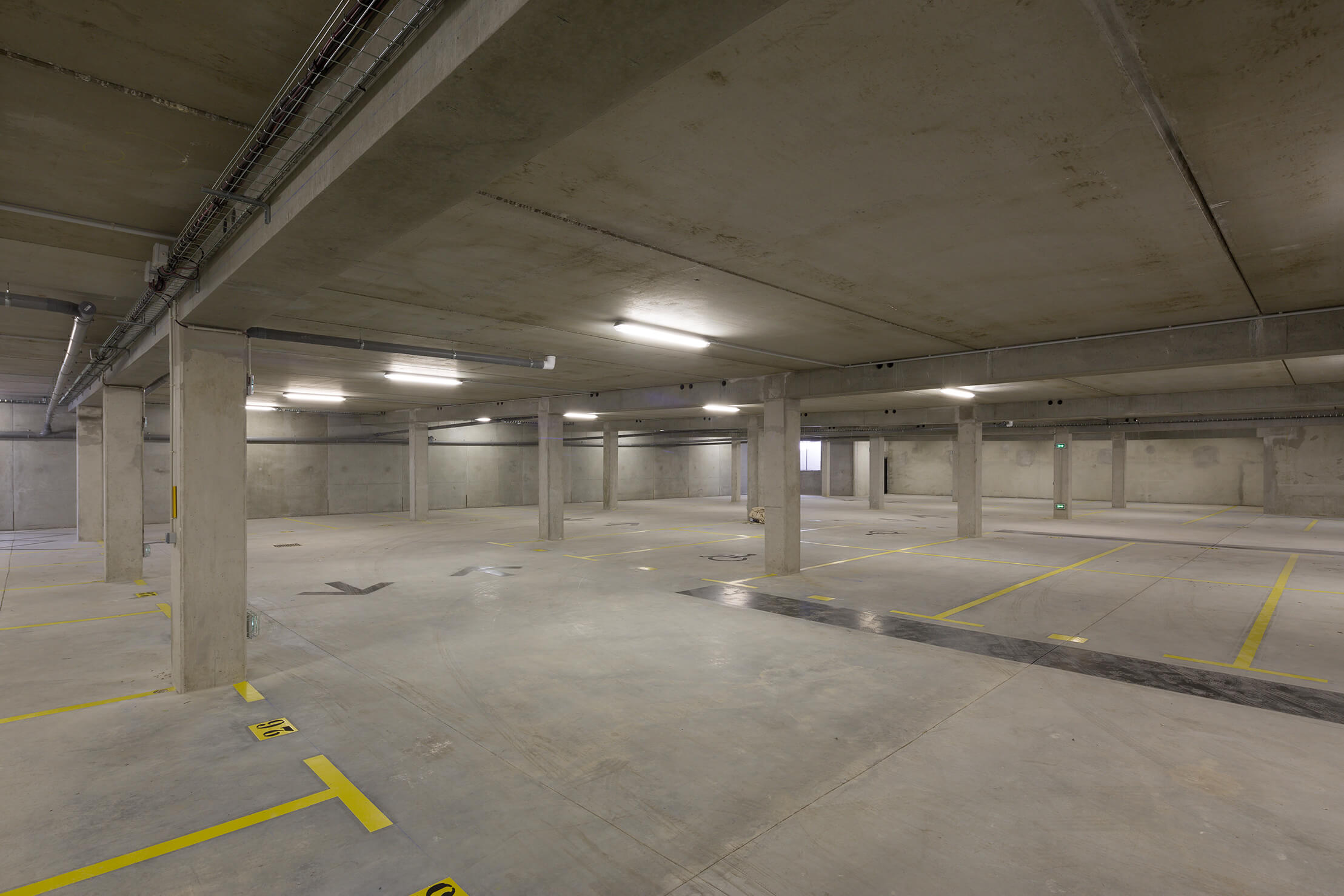 Parking du bâtiment Loggias par Magellim Développement