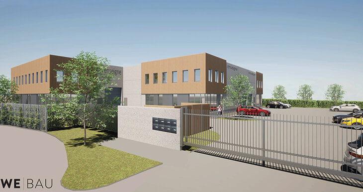 Perspective extérieure du projet Woody par Magellim Développement