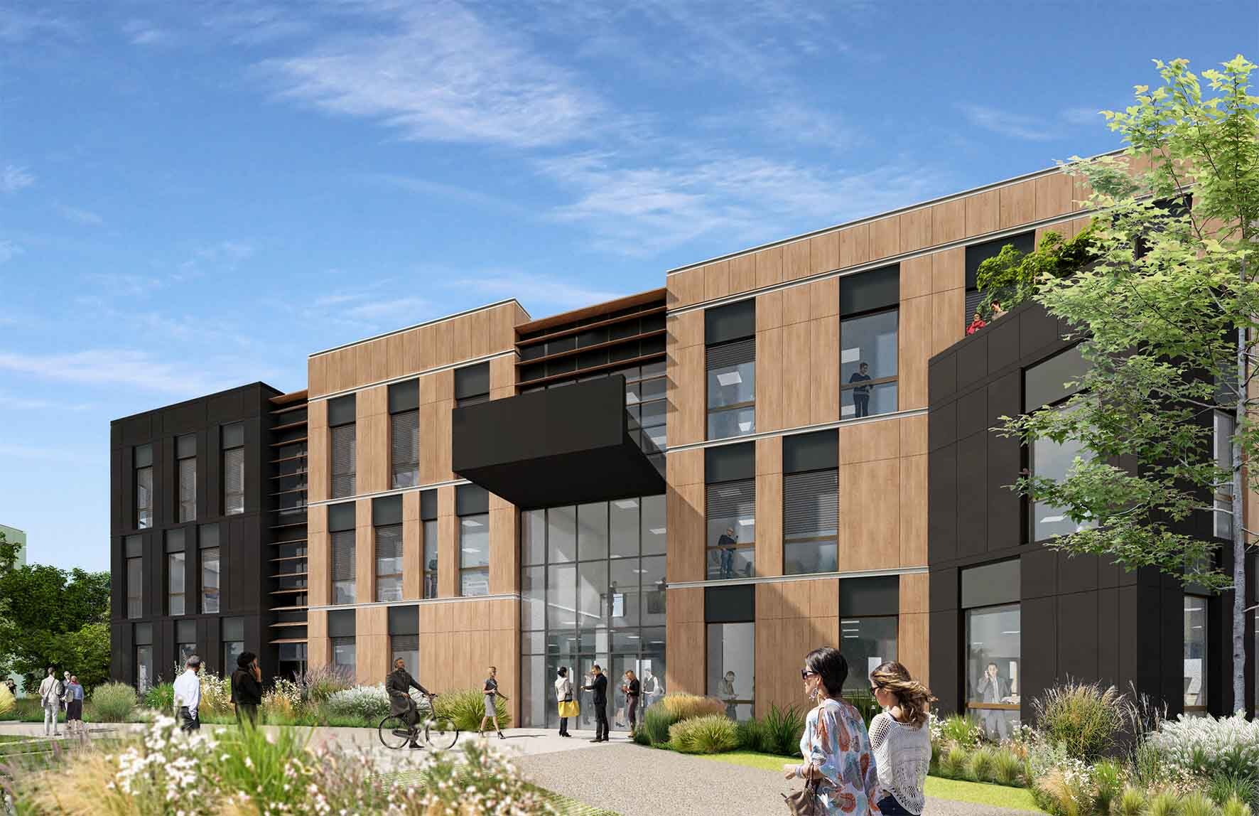 Façade du bâtiment Olivet par Magellim Développement