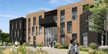 Façade du bâtiment Olivet par Magellim Développement